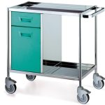 Carrello ad 1 anta e 1 cassetto