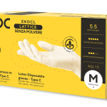 Guanti Lattice Senza Polvere EKOCL/5