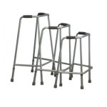 Deambulatore in alluminio a telaio fisso