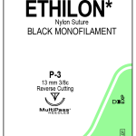 Sutura Ethilon 4-0, 699H, P-3 45 cm black