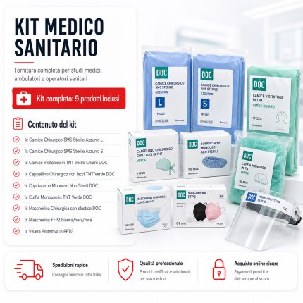 Kit abbigliamento medico sanitario